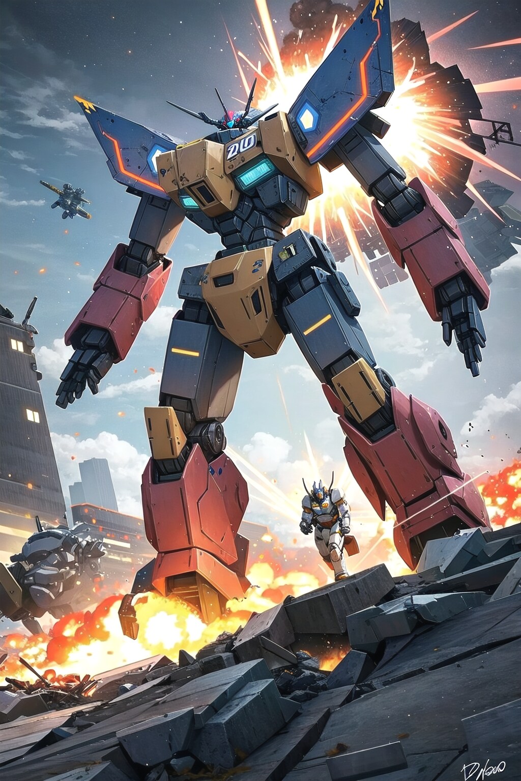 巨大ロボ、　タイタンフォール！ではない