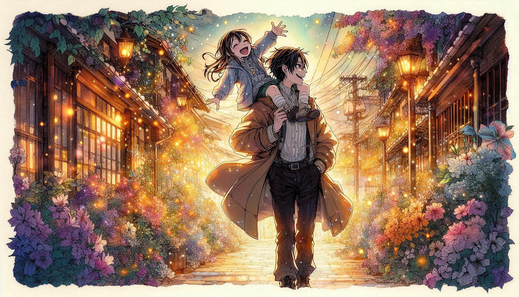 父と娘② | の人気AIイラスト・グラビア