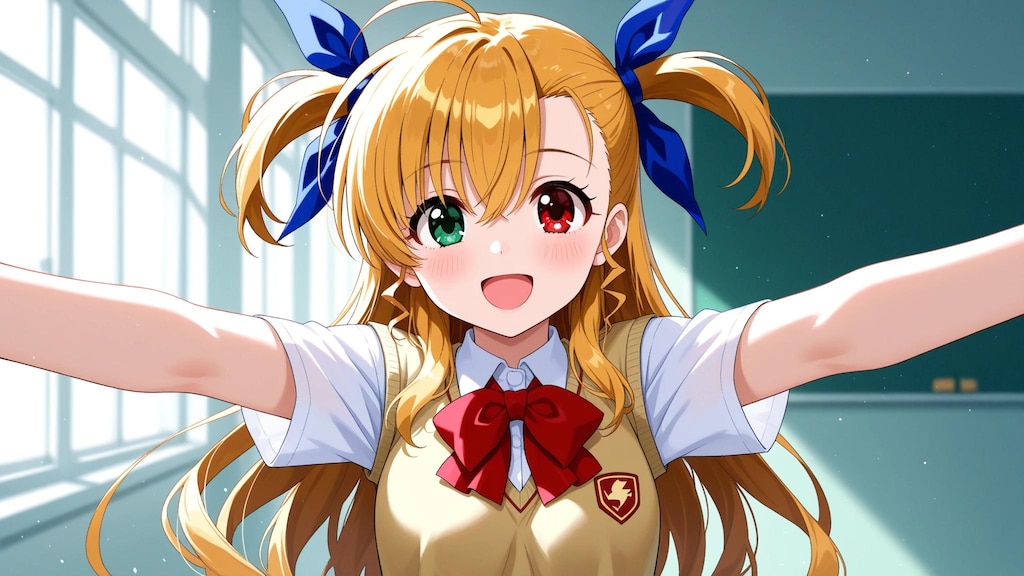 ヴィヴィオ➡　ほら‼遊ぶよっ‼