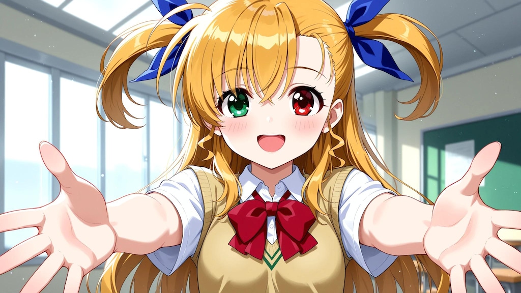 ヴィヴィオ➡　ほら‼遊ぶよっ‼