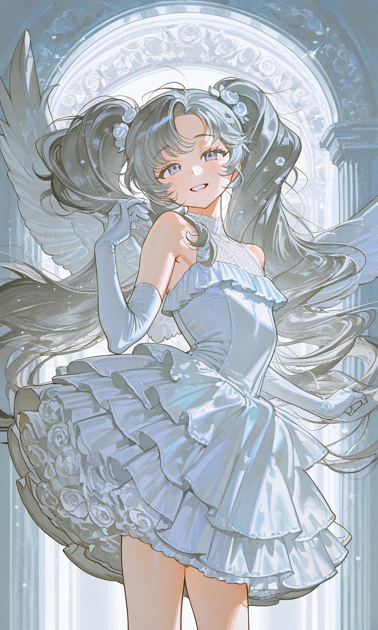 ツインテエンジェル | の人気AIイラスト・グラビア