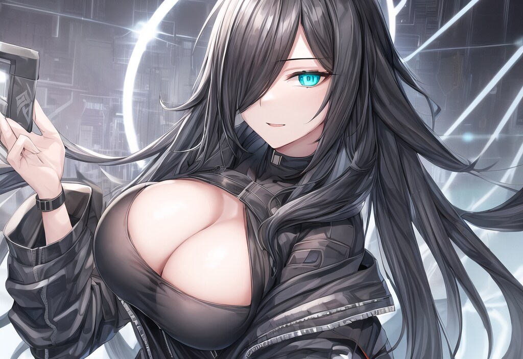 黒髪つり目お姉さん