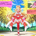 キュアアイドル、黄色いイチョウが綺麗な公園で歌う 2枚目