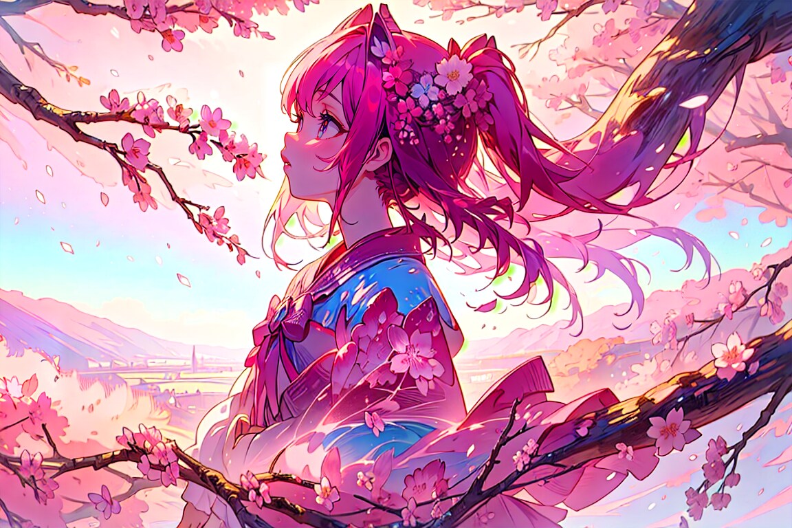 桜と…… | の人気AIイラスト・グラビア