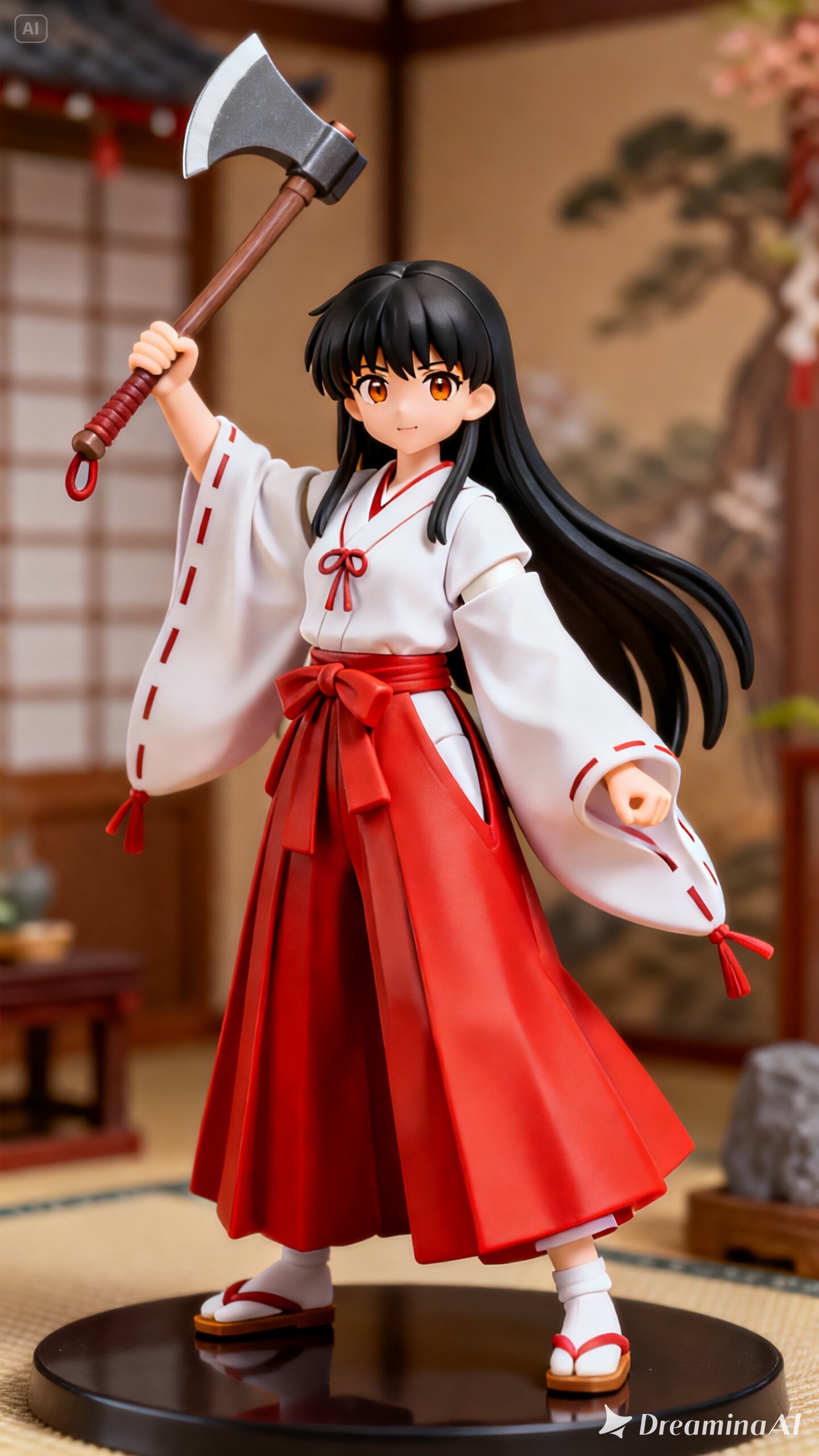 斧を持ったさくらちゃんフィギュア