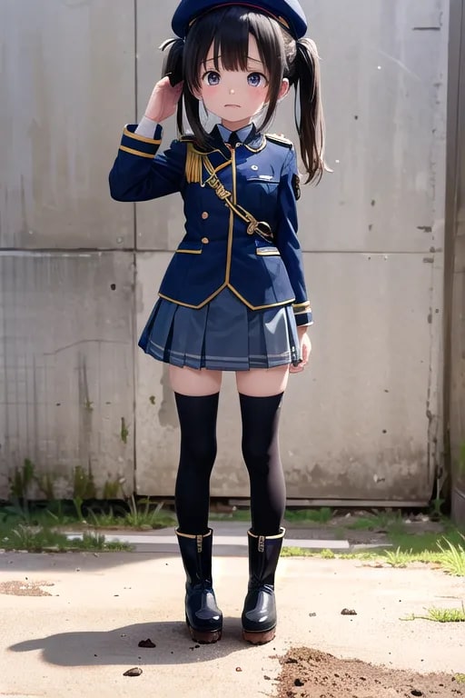 軍服ロリ