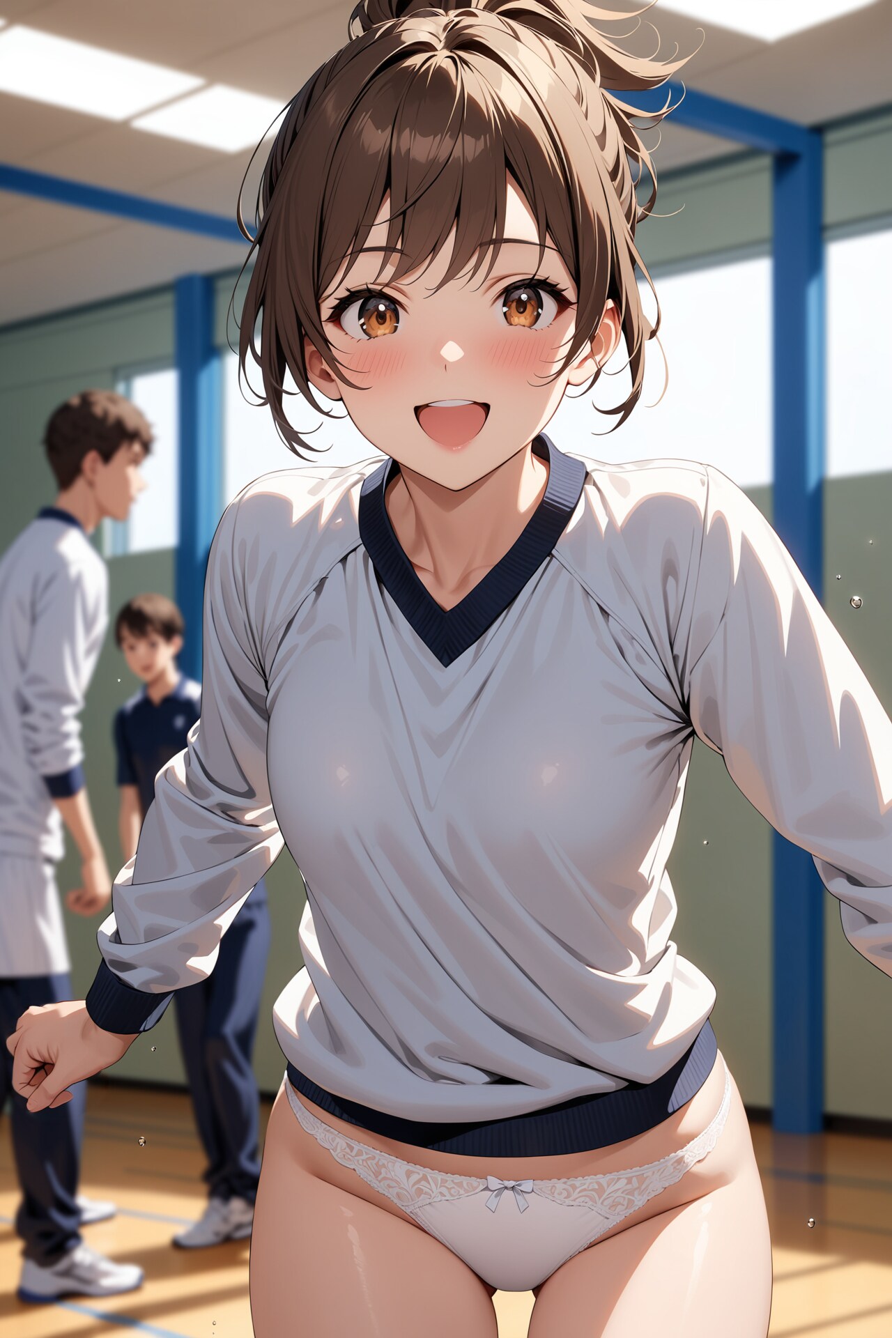先生、ブルマを忘れたのでこの格好で授業を受けたいです！