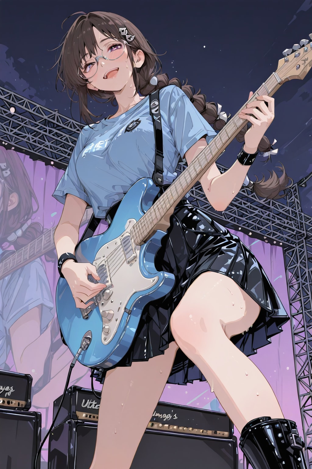 フェスな三つ編みさん