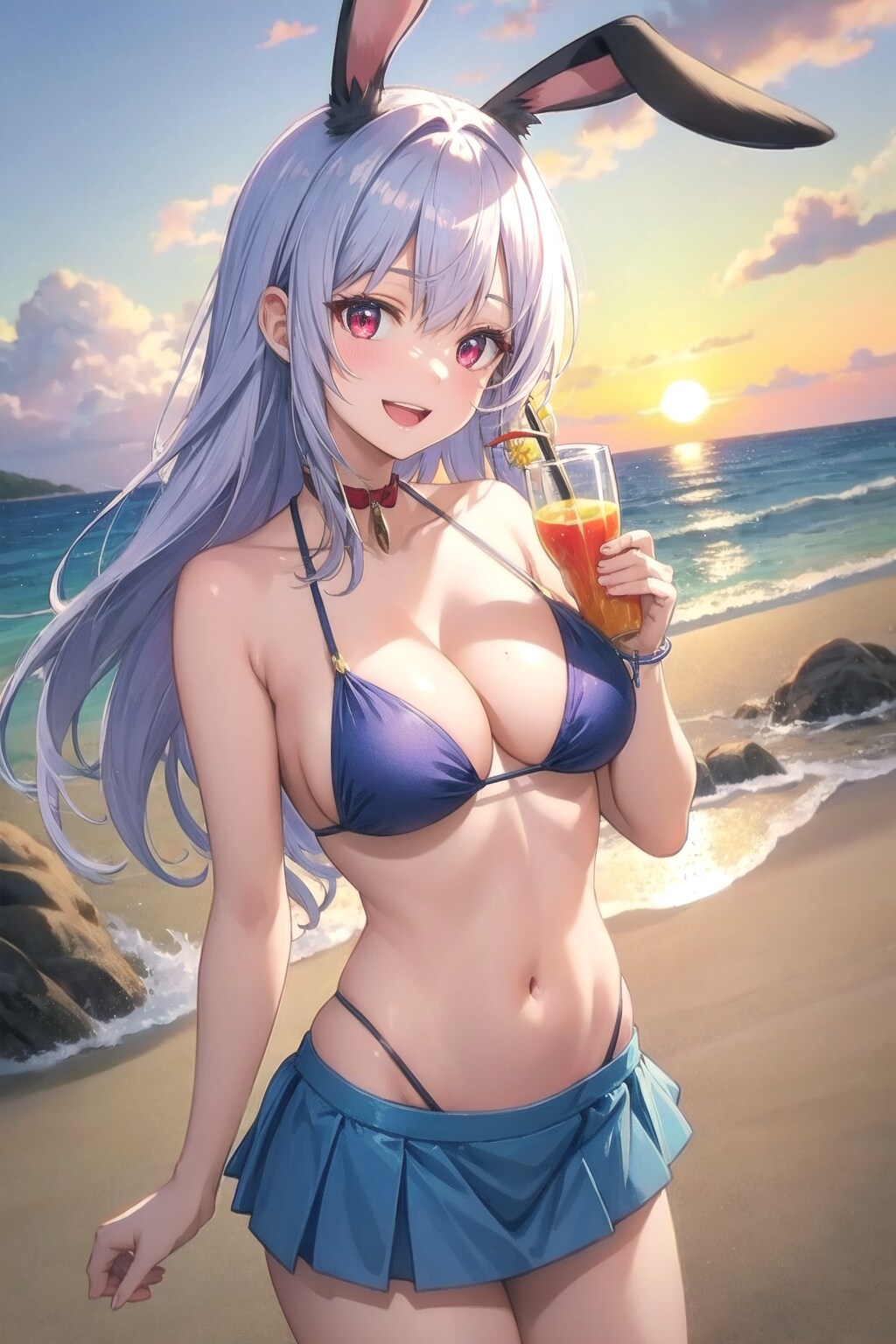 ビーチで乾杯なので～す💕🍹