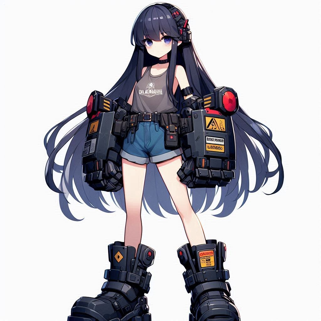鉄腕少女　立ち絵＆フィギア