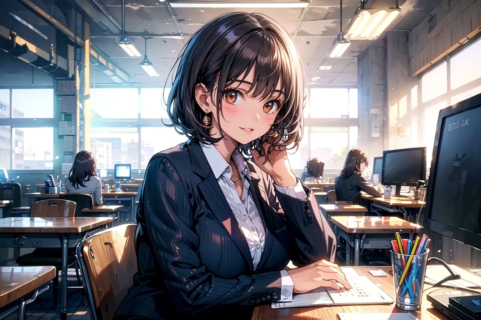 TOPAZ+αでアキちゃん | の人気AIイラスト・グラビア