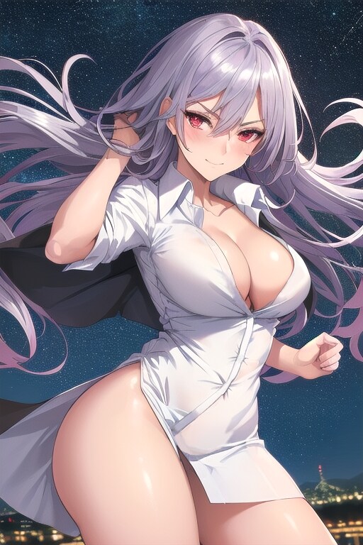 真夜中に現れた不良少女