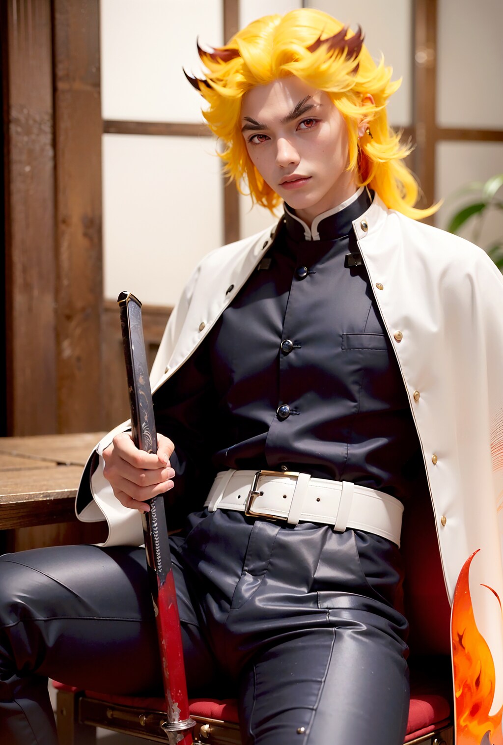 煉獄杏寿郎のコスプレ