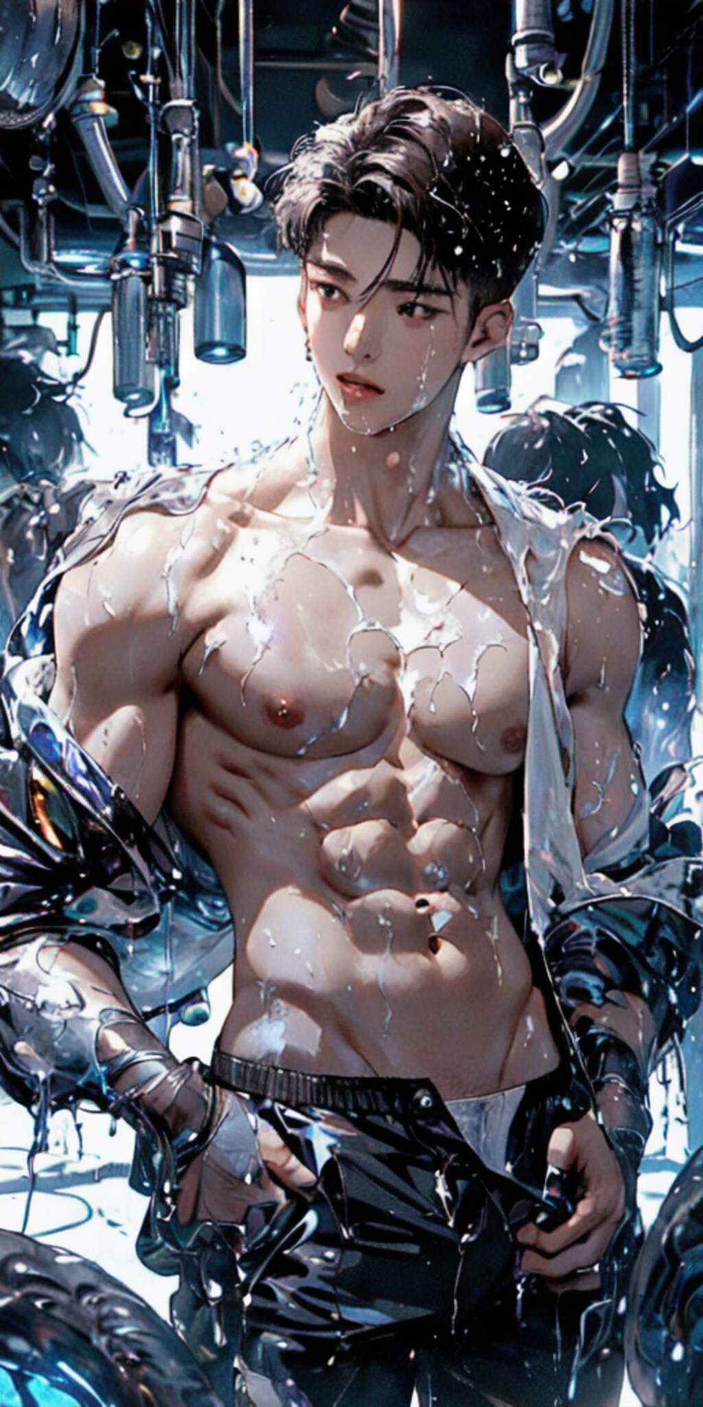 エイリアンと筋トレ男子