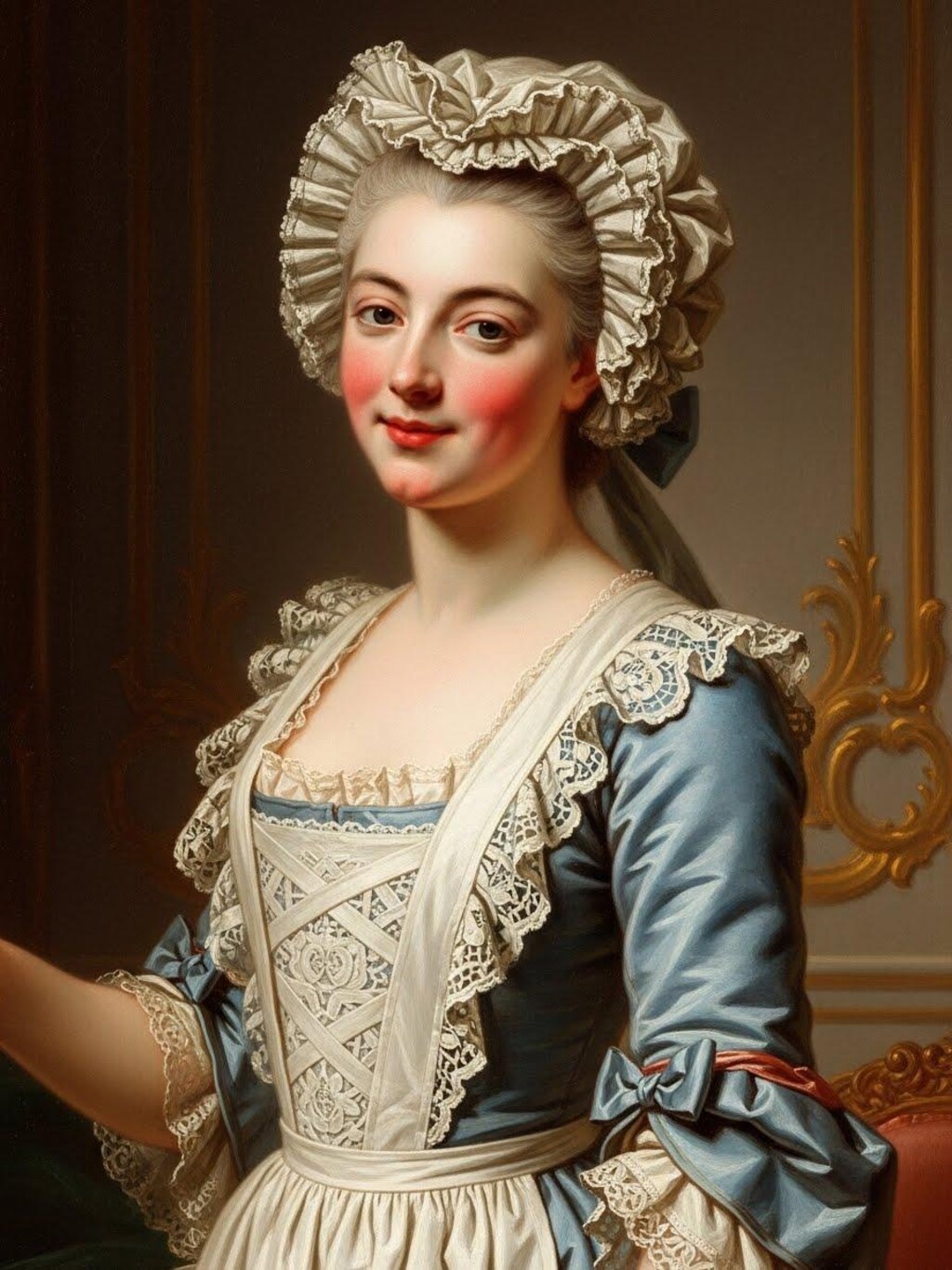 フランソワ・ブーシェの描いたメイドさん(３枚)　ImageFX