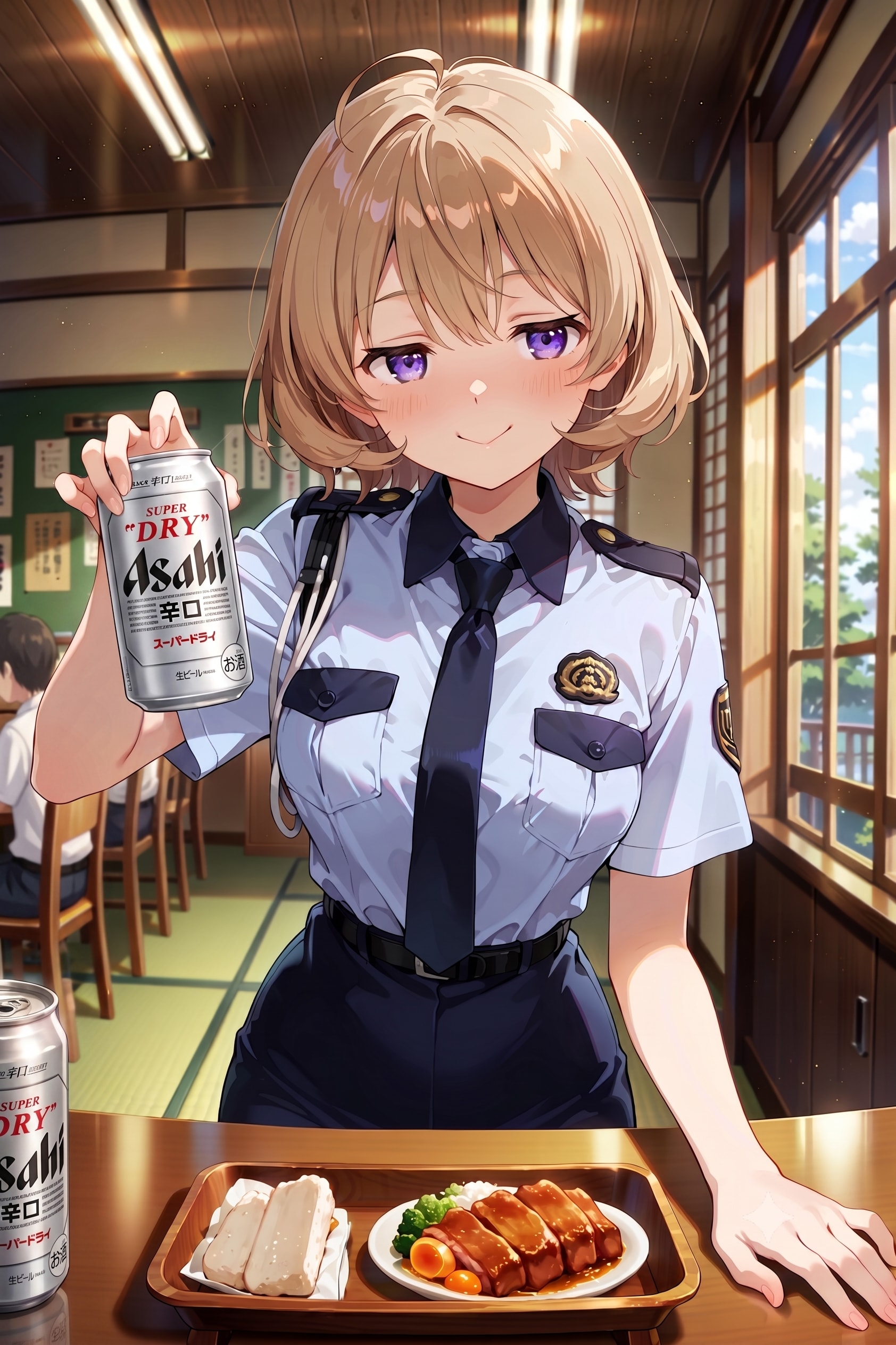 ジト目婦警さんとビール ～乾さつきのドライな日常～ Z610