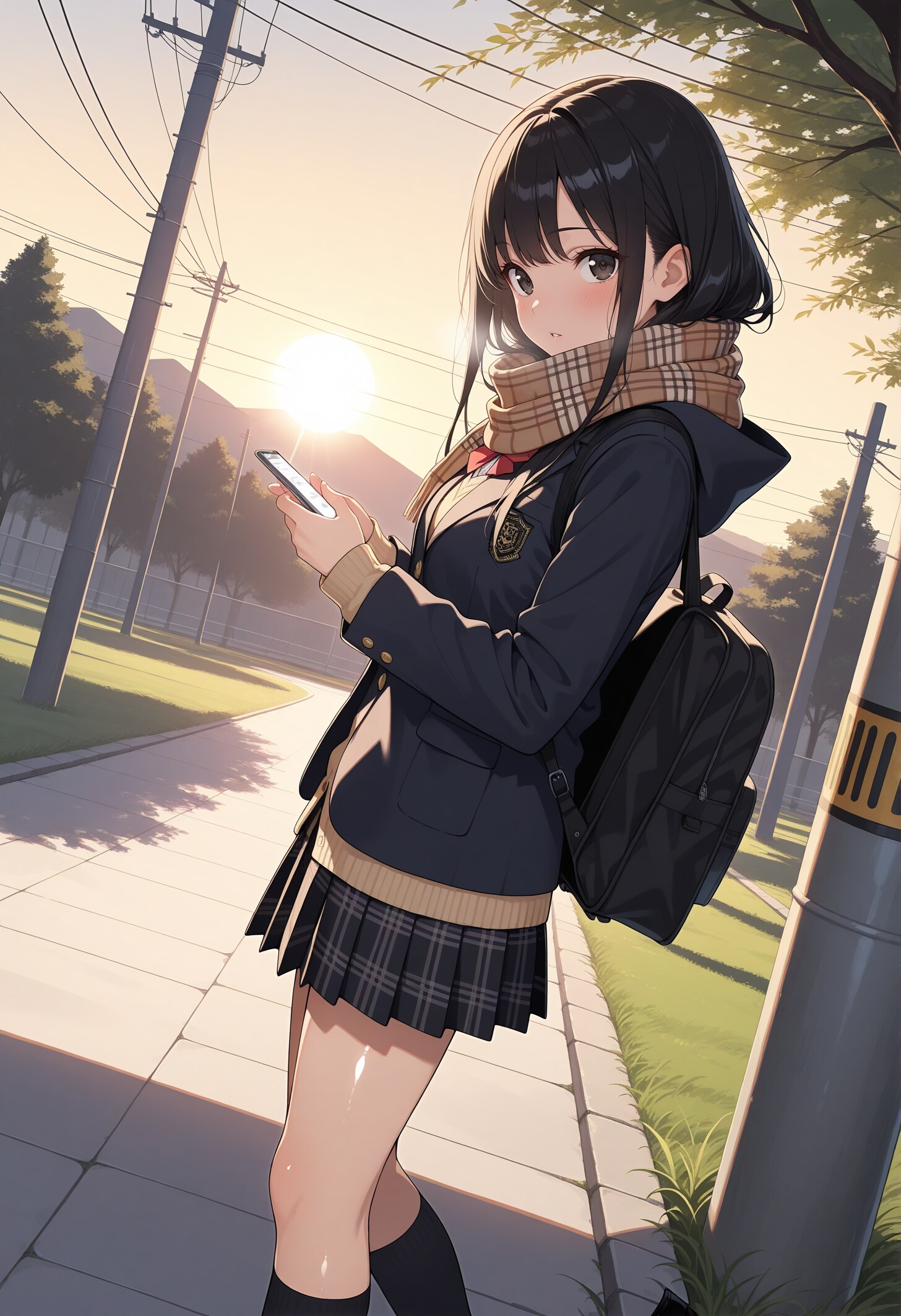 ある冬の夕方