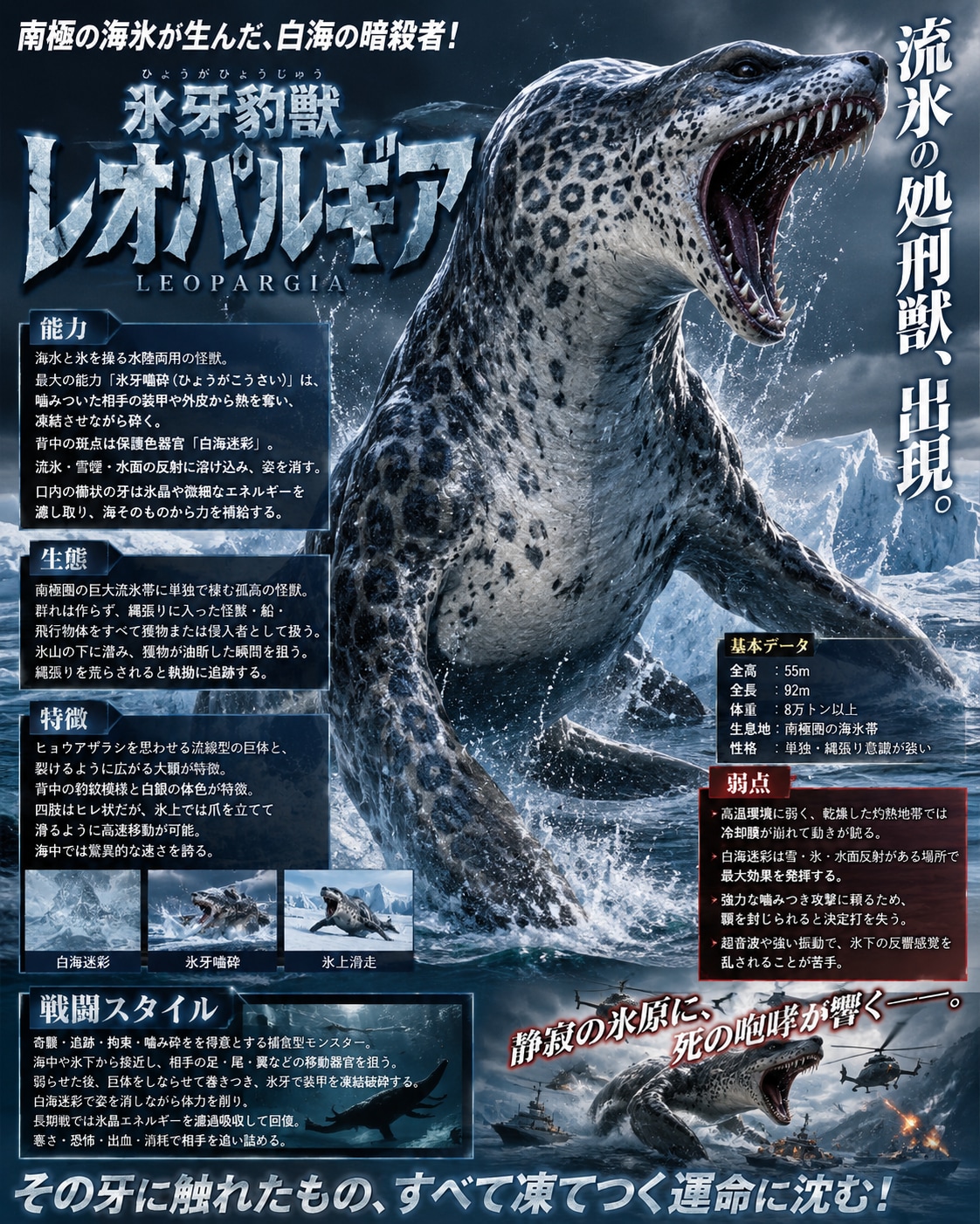 氷牙豹獣レオパルギア