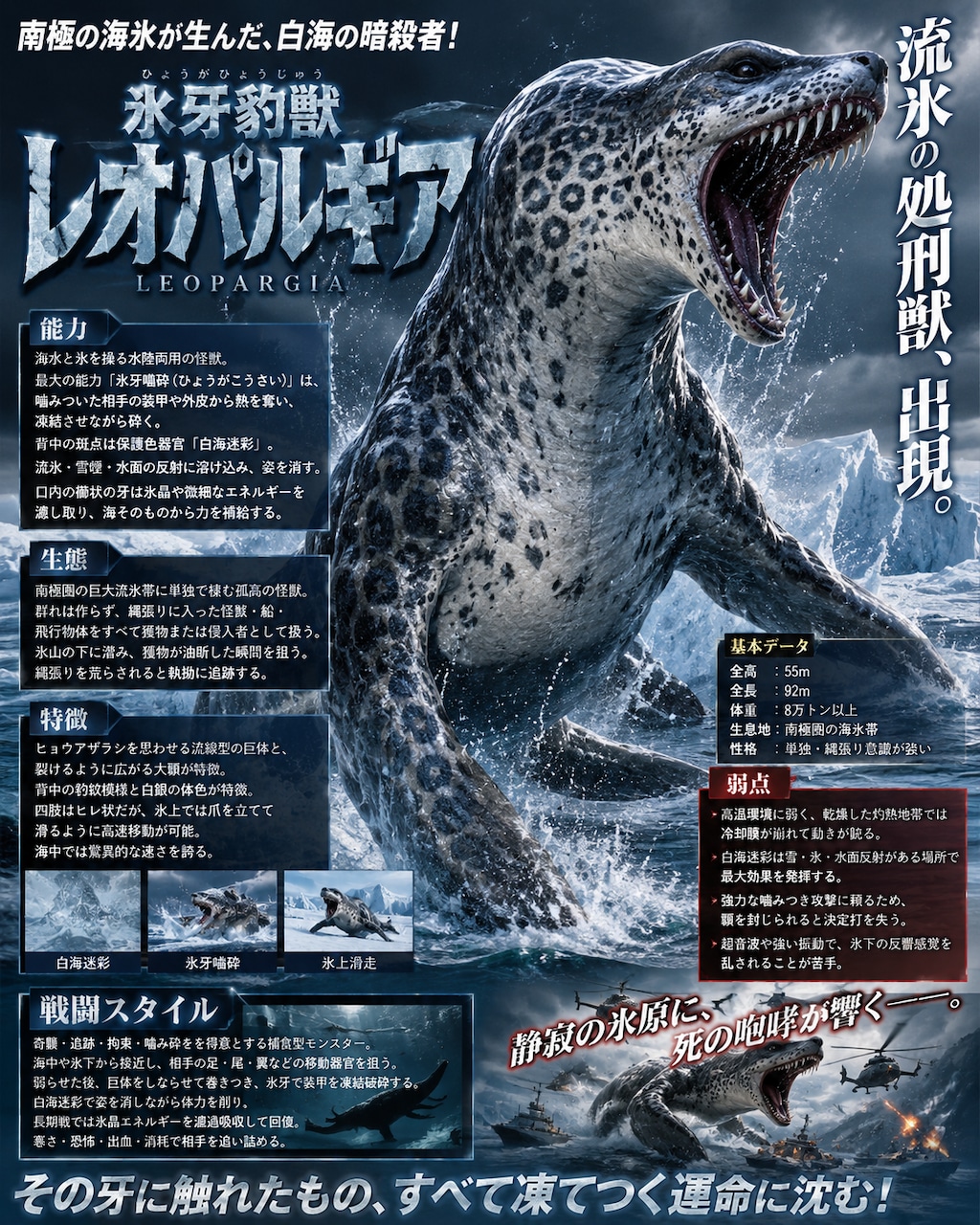 氷牙豹獣レオパルギア