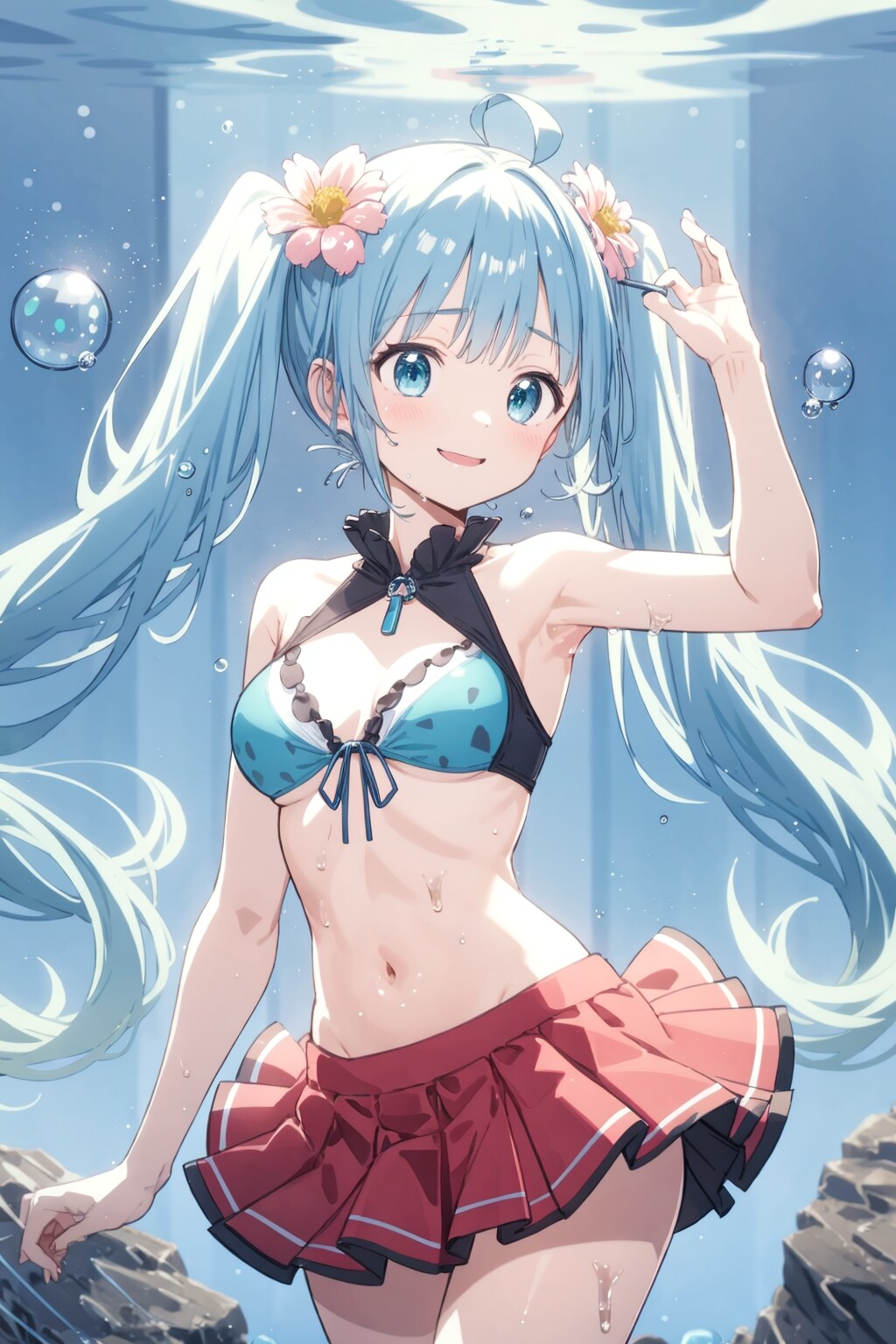 アクアガール | の人気AIイラスト・グラビア