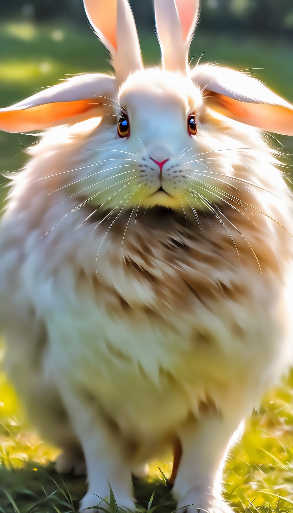 SDXL使ってみたんだもん 05《凄いうさぎと普通のうさぎ《SDXL ChromaXL》