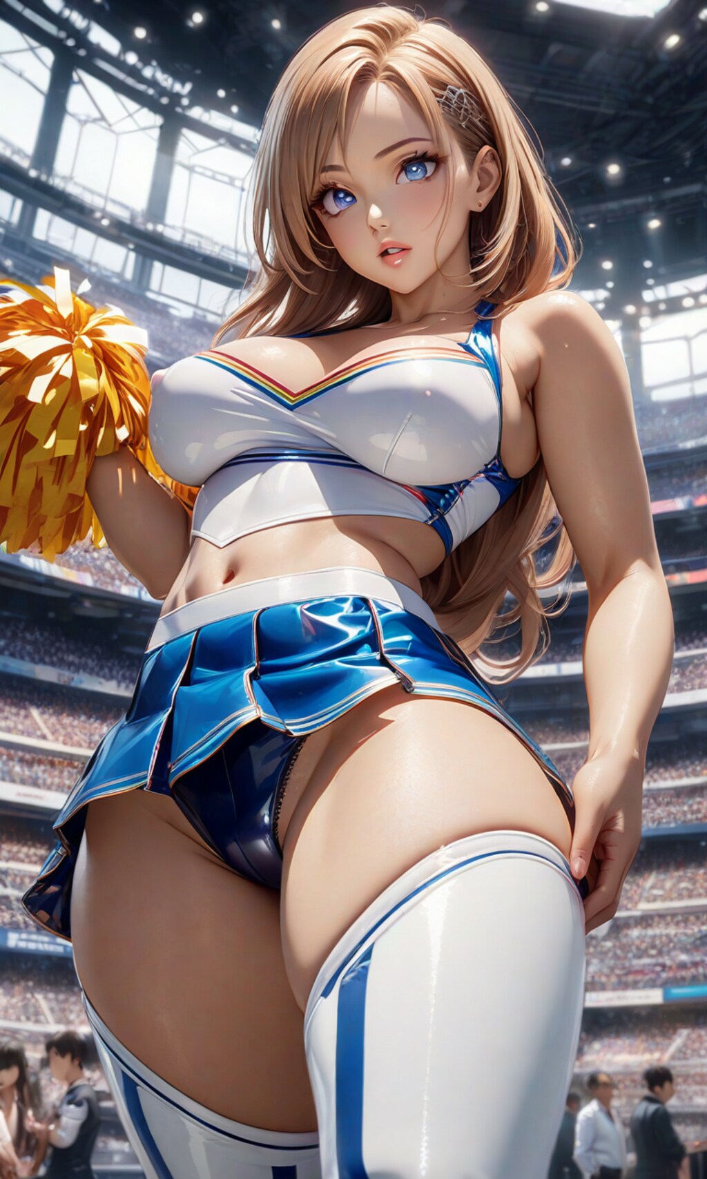 エチでスタイリッシュなチアガール