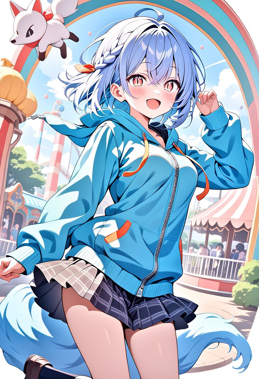 Days AI「遊園地に着たよ～、思いっきり楽しもうね！」