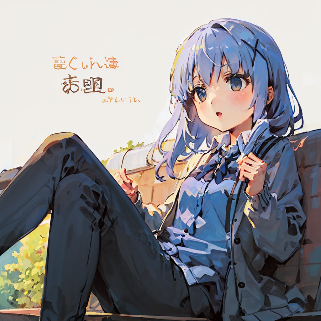 新曲リリース記念！自作LoRAとチノちゃんを混ぜてみたうるさいですね×12