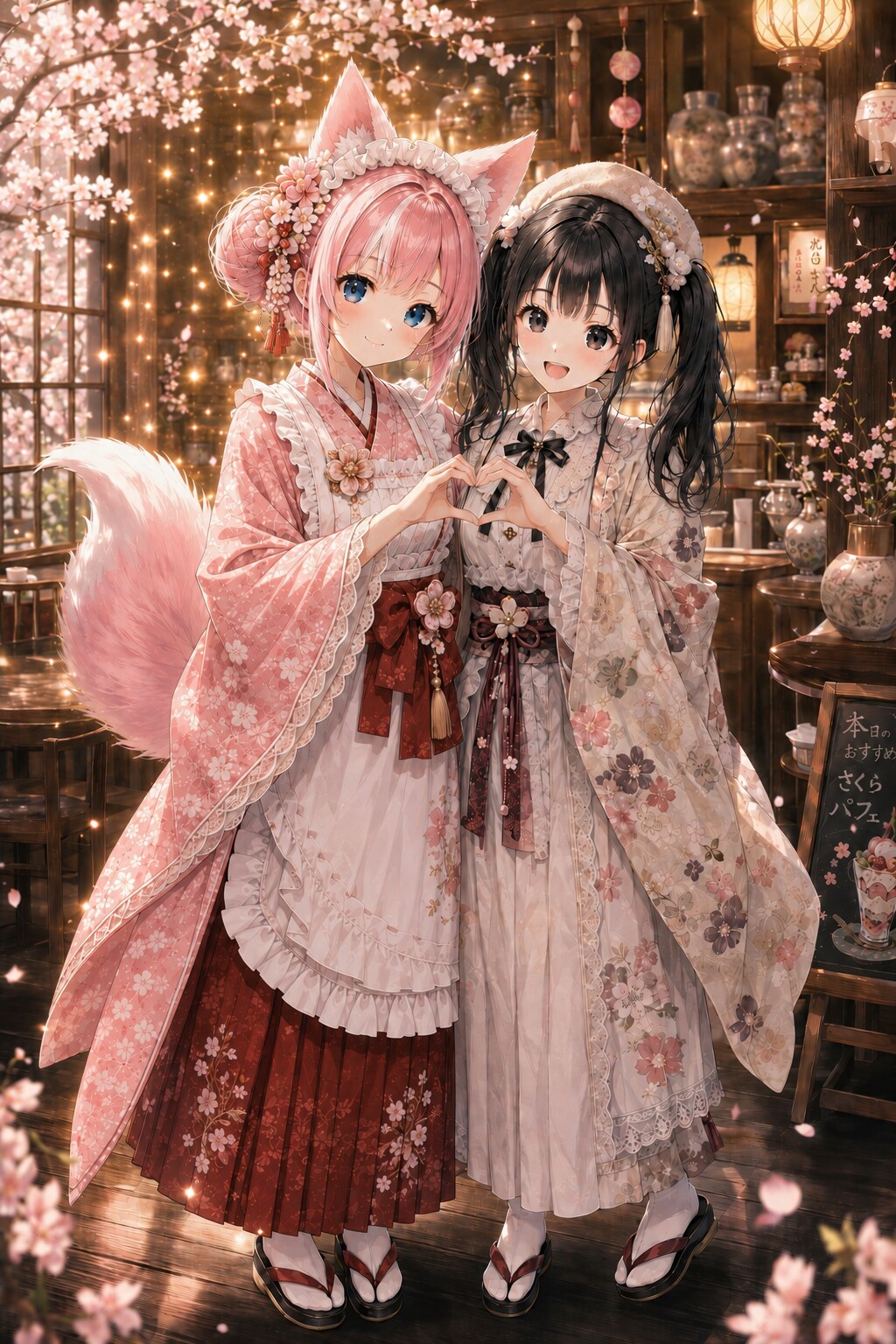 可愛い店員さんと記念撮影♪（桜火様お借りしました！）