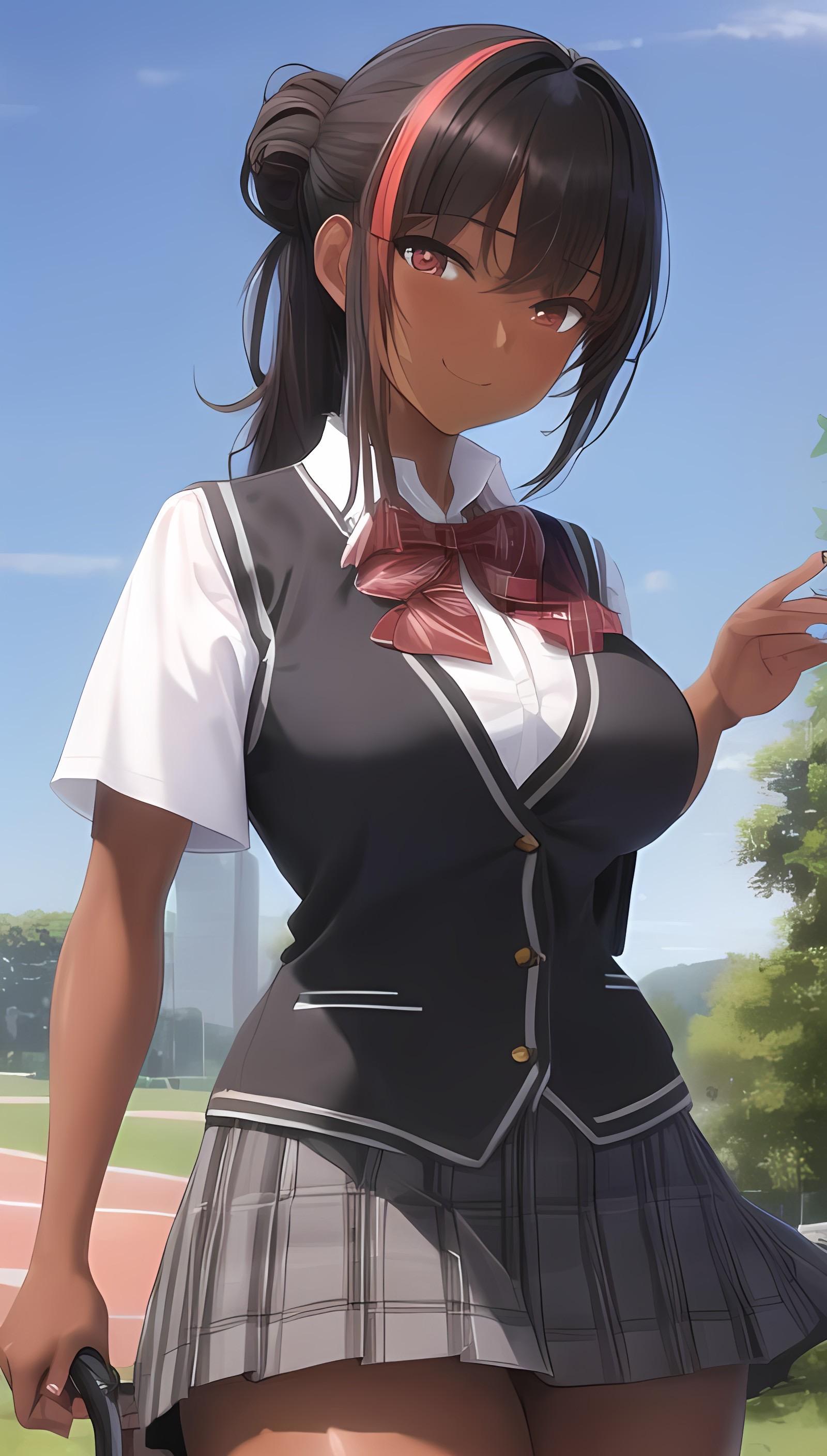 褐色JK（女子高生）11