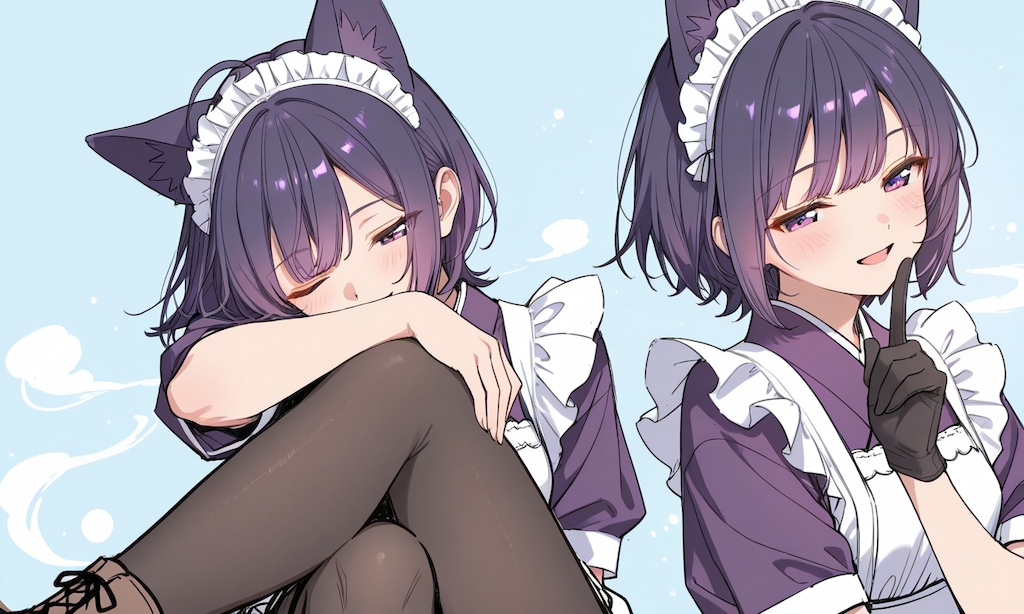 ケモミミメイド　烏夜ちゃん