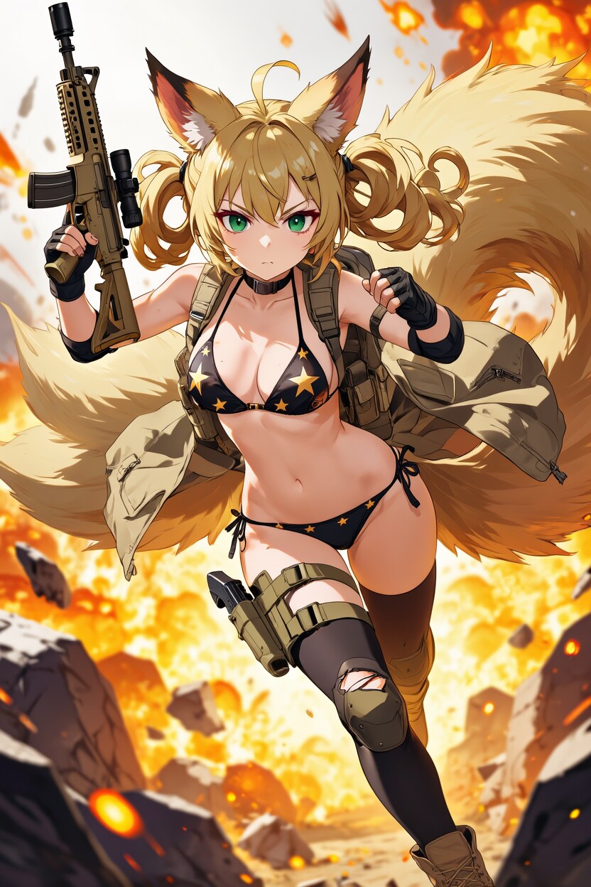 傭兵キツネ娘・おツネ