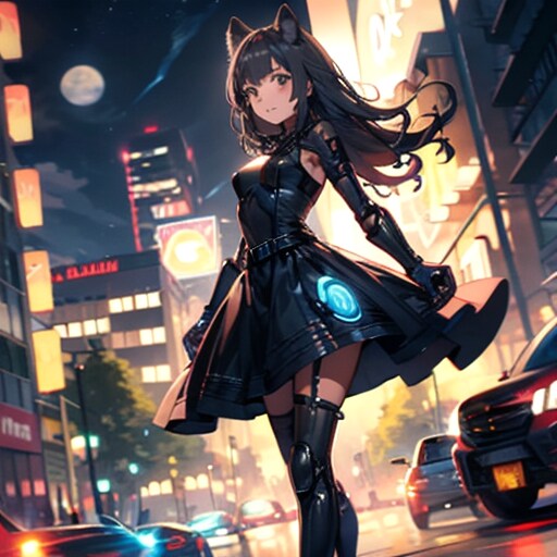 街を徘徊するアンドロイド | の人気AIイラスト・グラビア