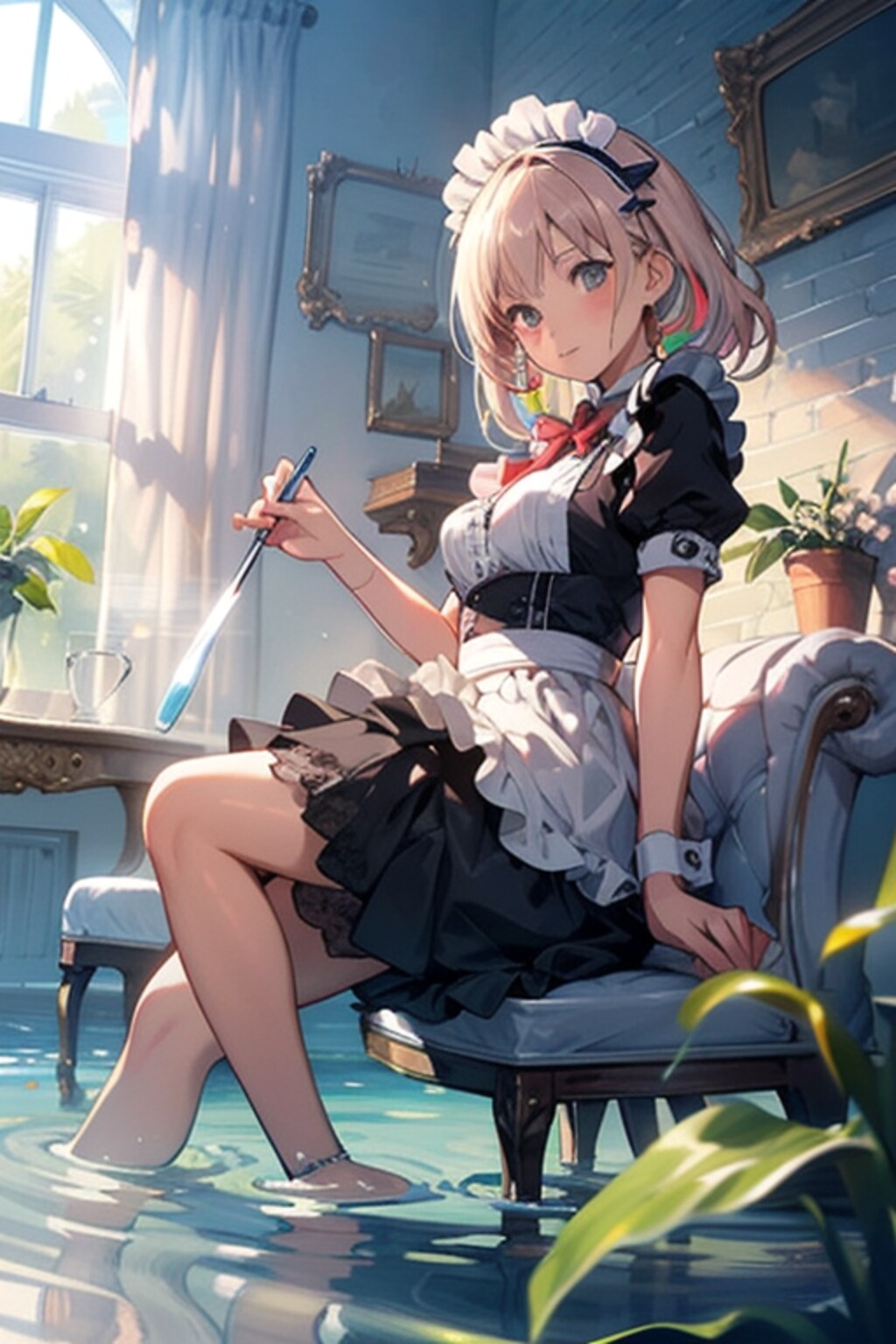 水の都のメイドさん
