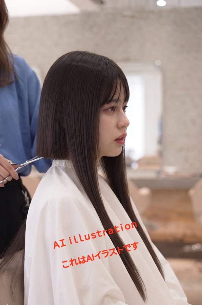 初恋のポニーテール美少女。 もし“初めてのバッサリ”に立ち会えたら。  後ろ髪が切り落とされる瞬間、肩が震えて呼吸が浅くなり、 刃が触れた途端に瞳が揺れる。