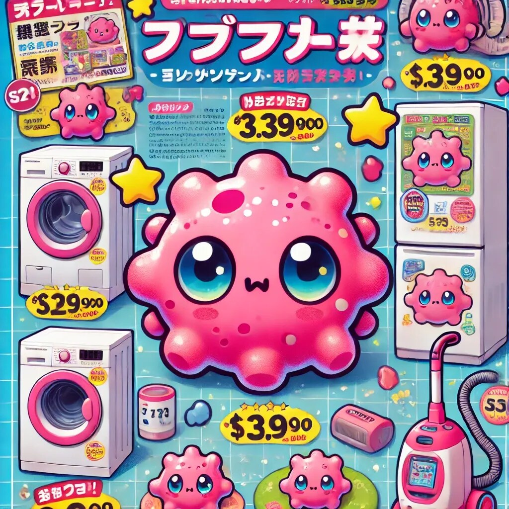 ももほうくん家電広告