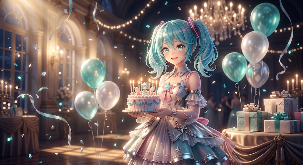 ミクさん 誕生日✨