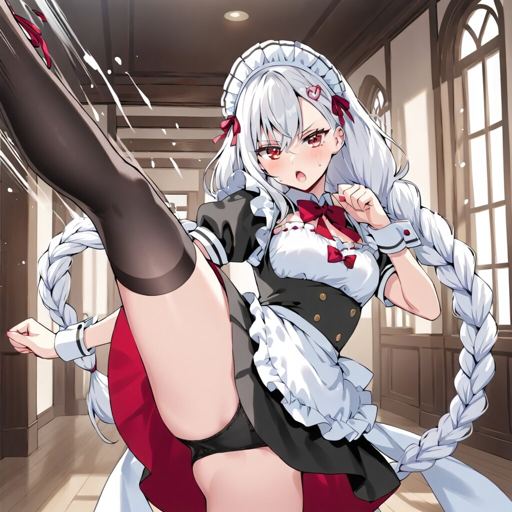 メイドさん（High Kick ver.）　#LILAC