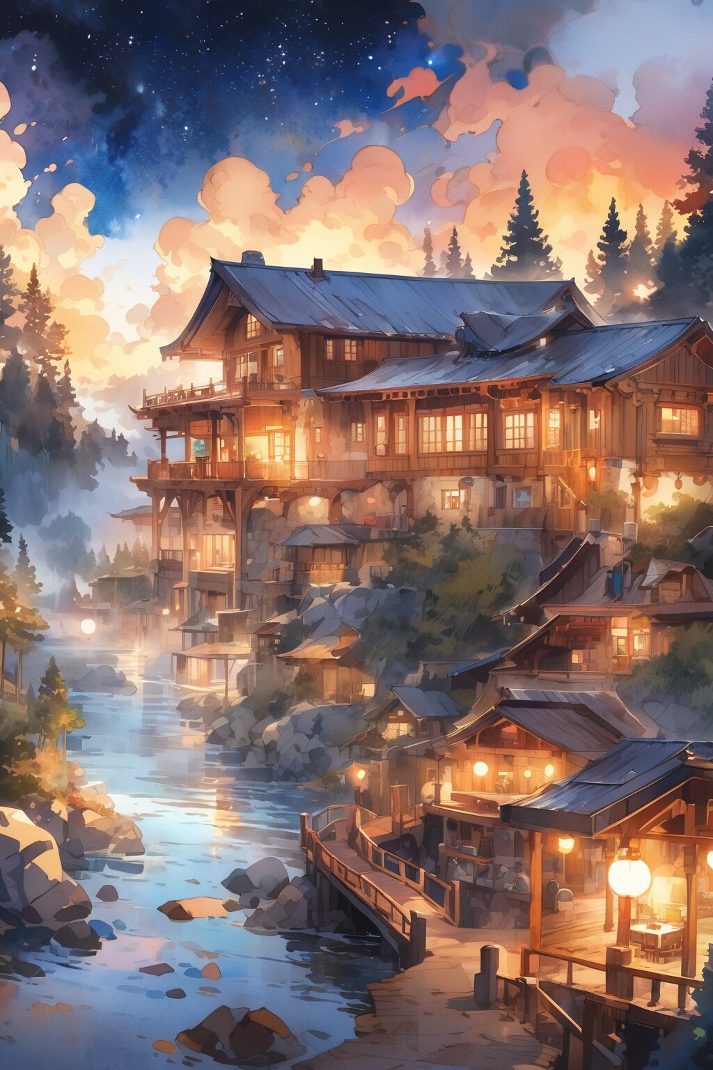 秘湯 | の人気AIイラスト・グラビア