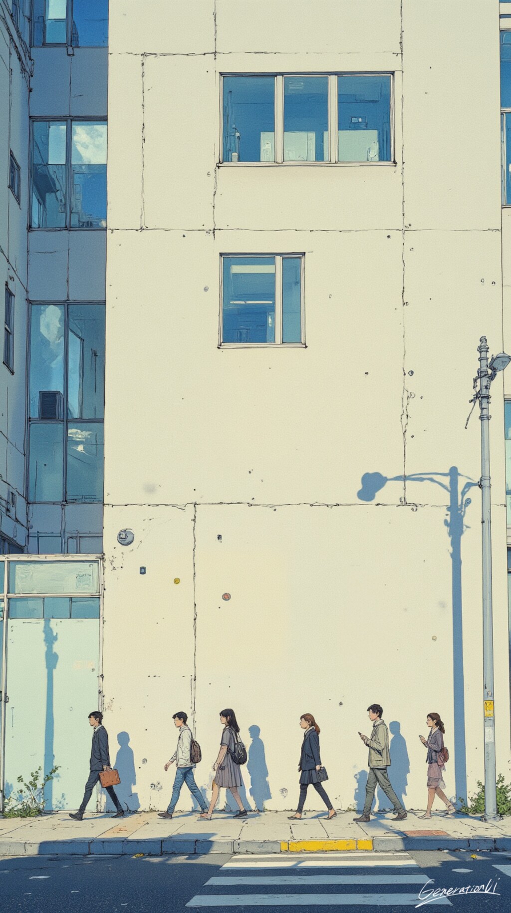 同じ方向、違う人生／スマホ壁紙アーカイブ