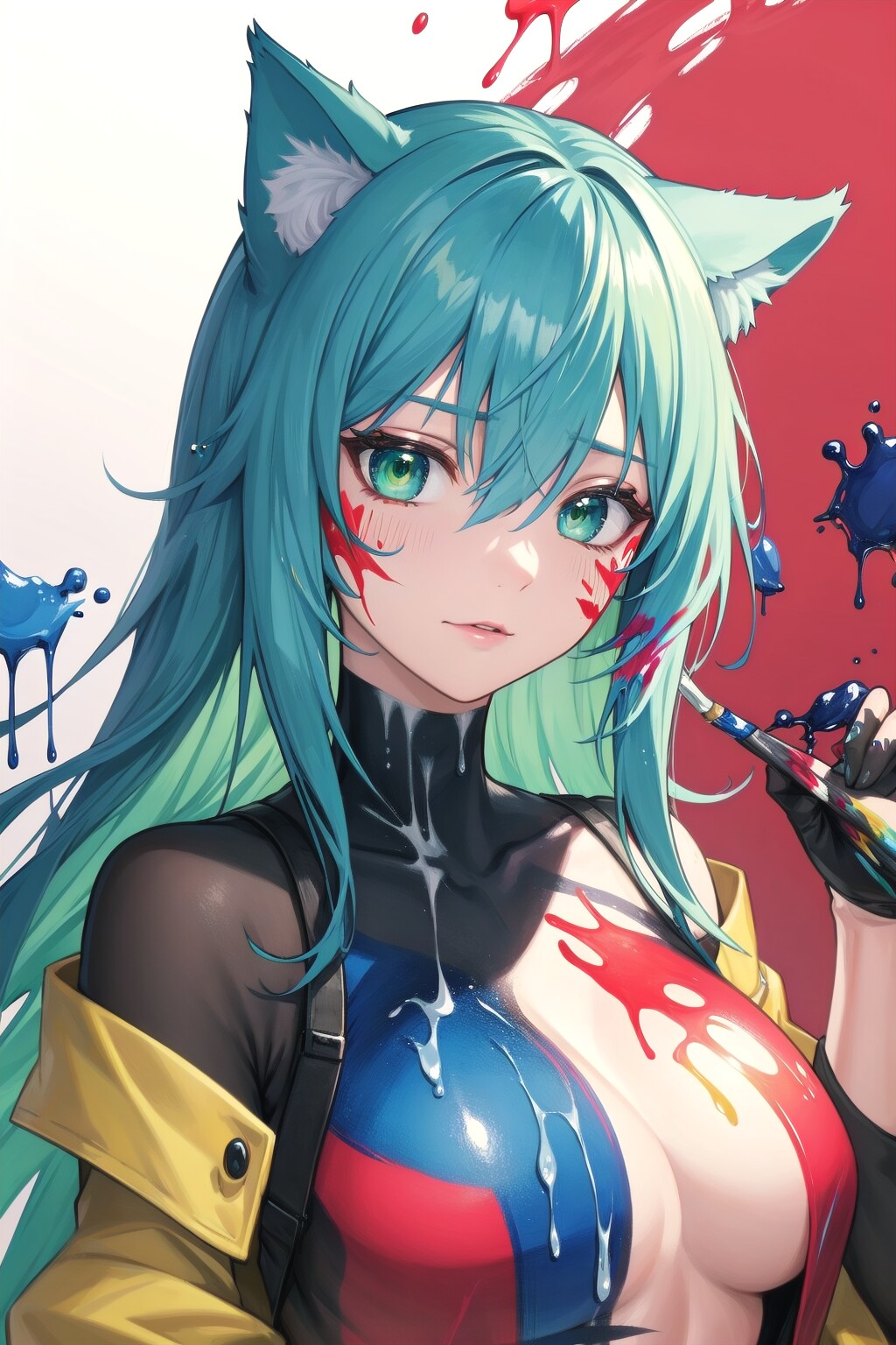 ねこみみマガジン🐱芸術が爆発してるししょちゃん💥