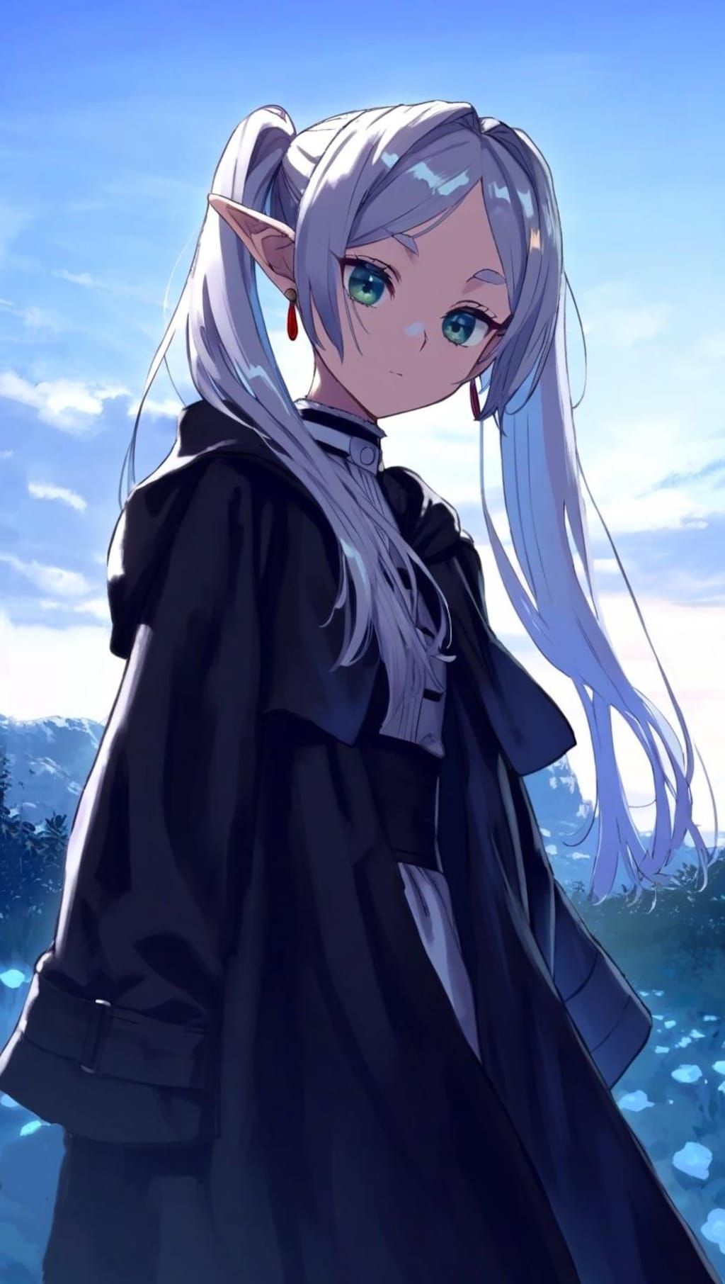 The jet black elf, Freiren of Black……？