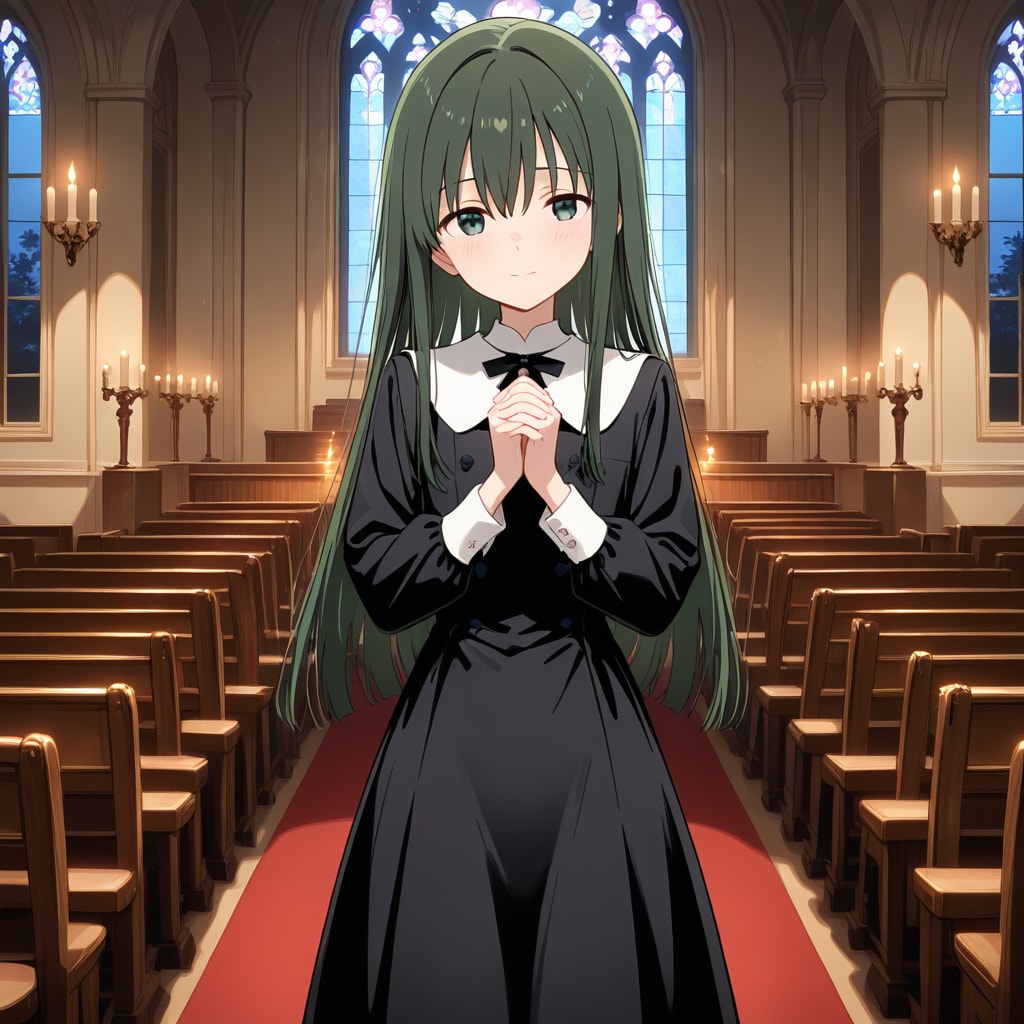 年末の夜、ろうそくの前で | の人気AIイラスト・グラビア