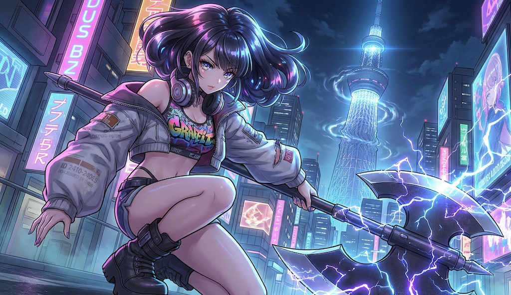 (ほぼ全モデル) サイバーパンクヒップホップ１