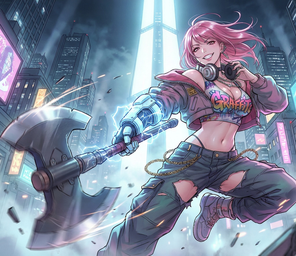 (ほぼ全モデル) サイバーパンクヒップホップ１