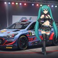 初音ミクとヒュンダイラリーカー 4枚目