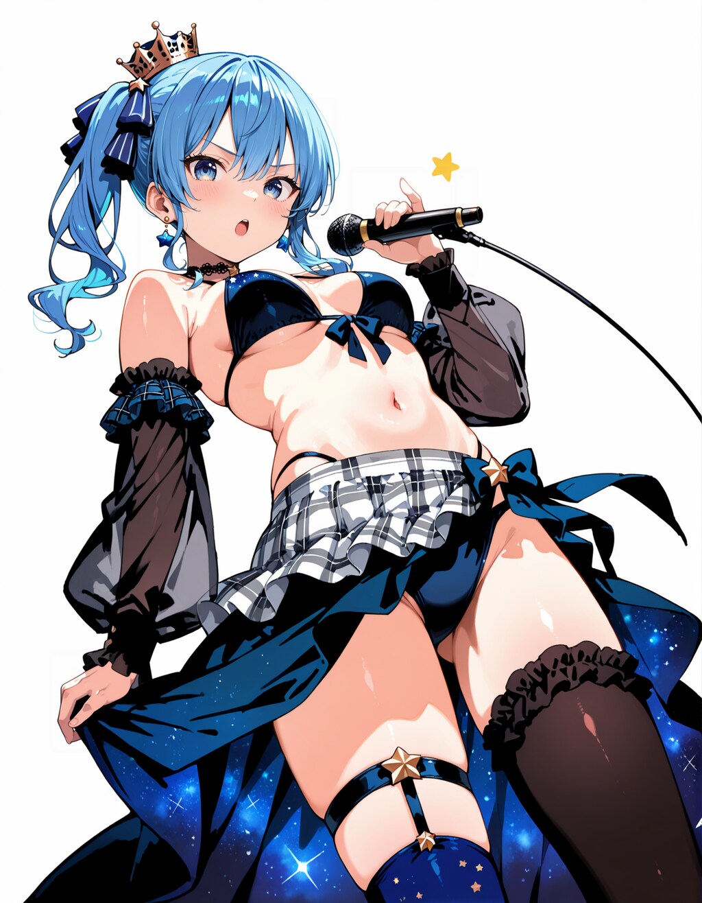 星街すいせいちゃん水着で歌っている姿💕