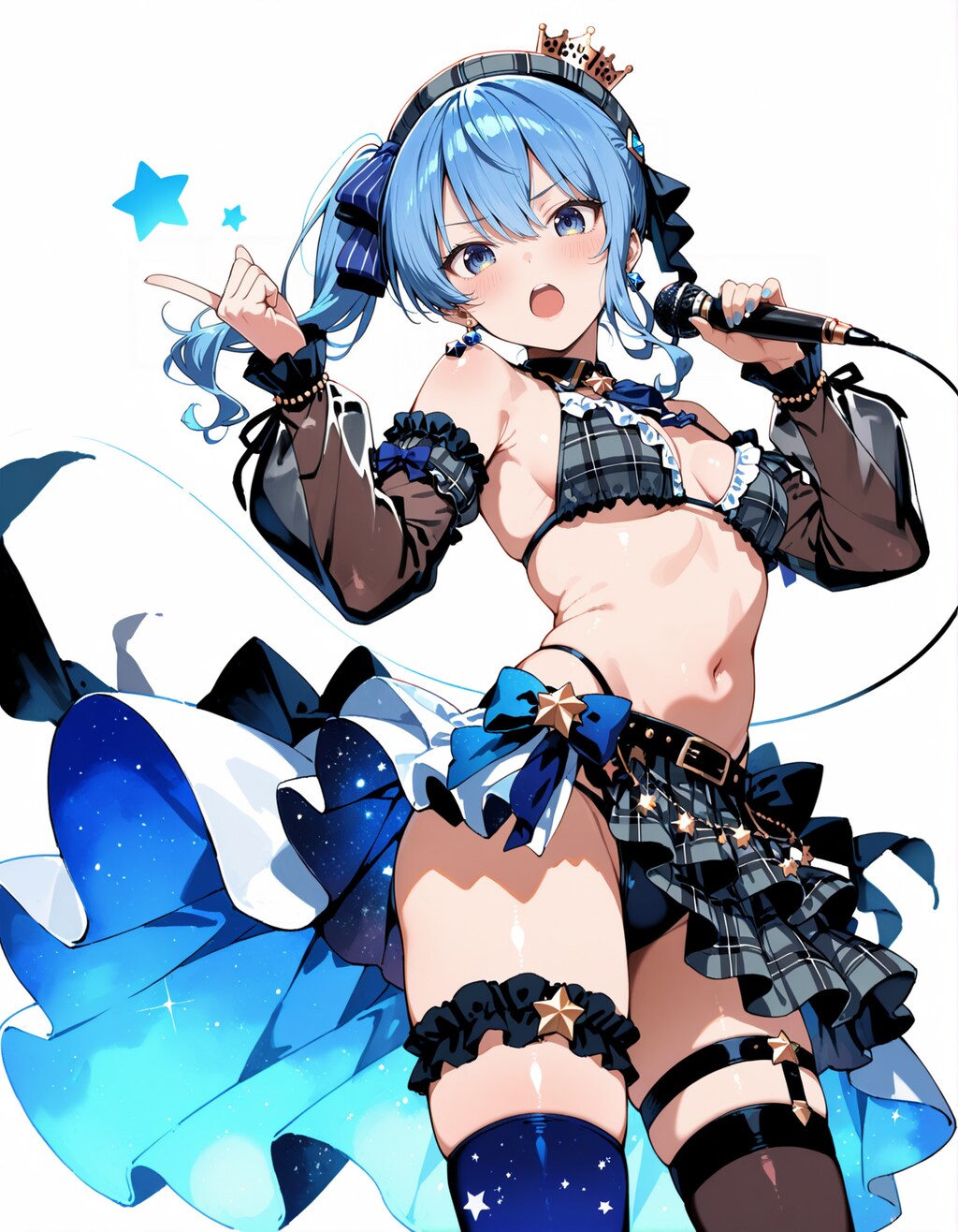 星街すいせいちゃん水着で歌っている姿💕