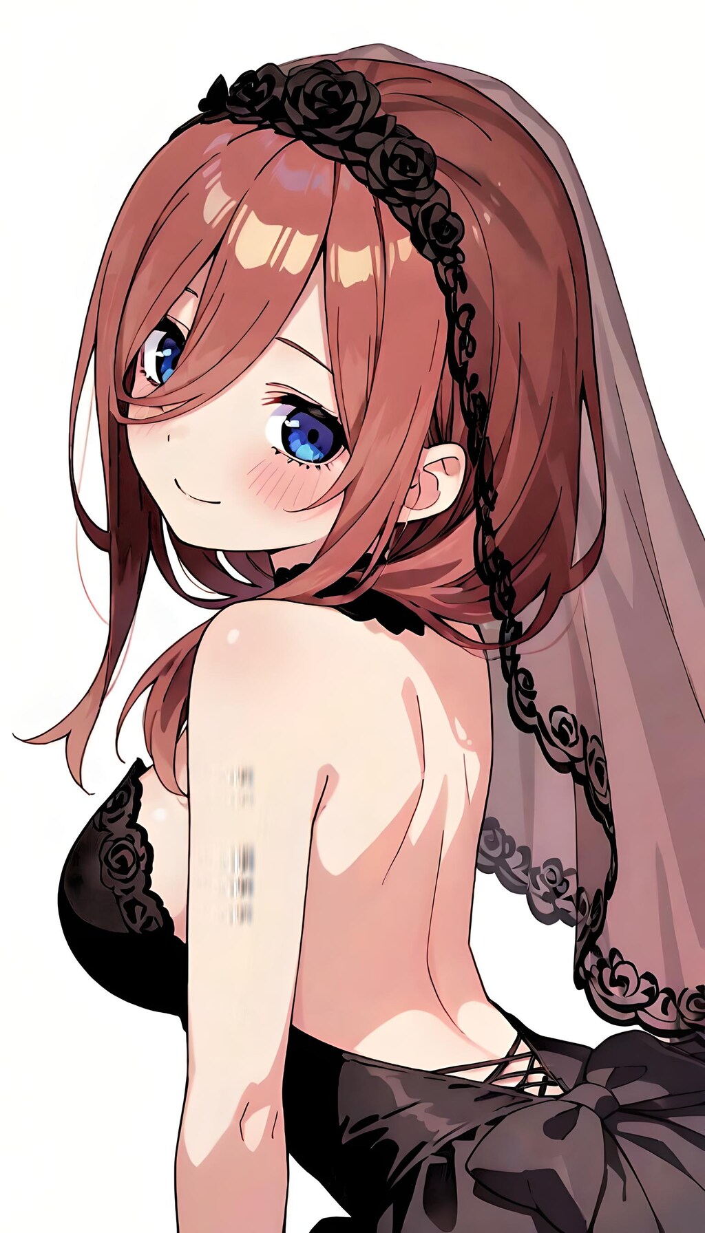 中野三玖にゴス衣装着せてみた。