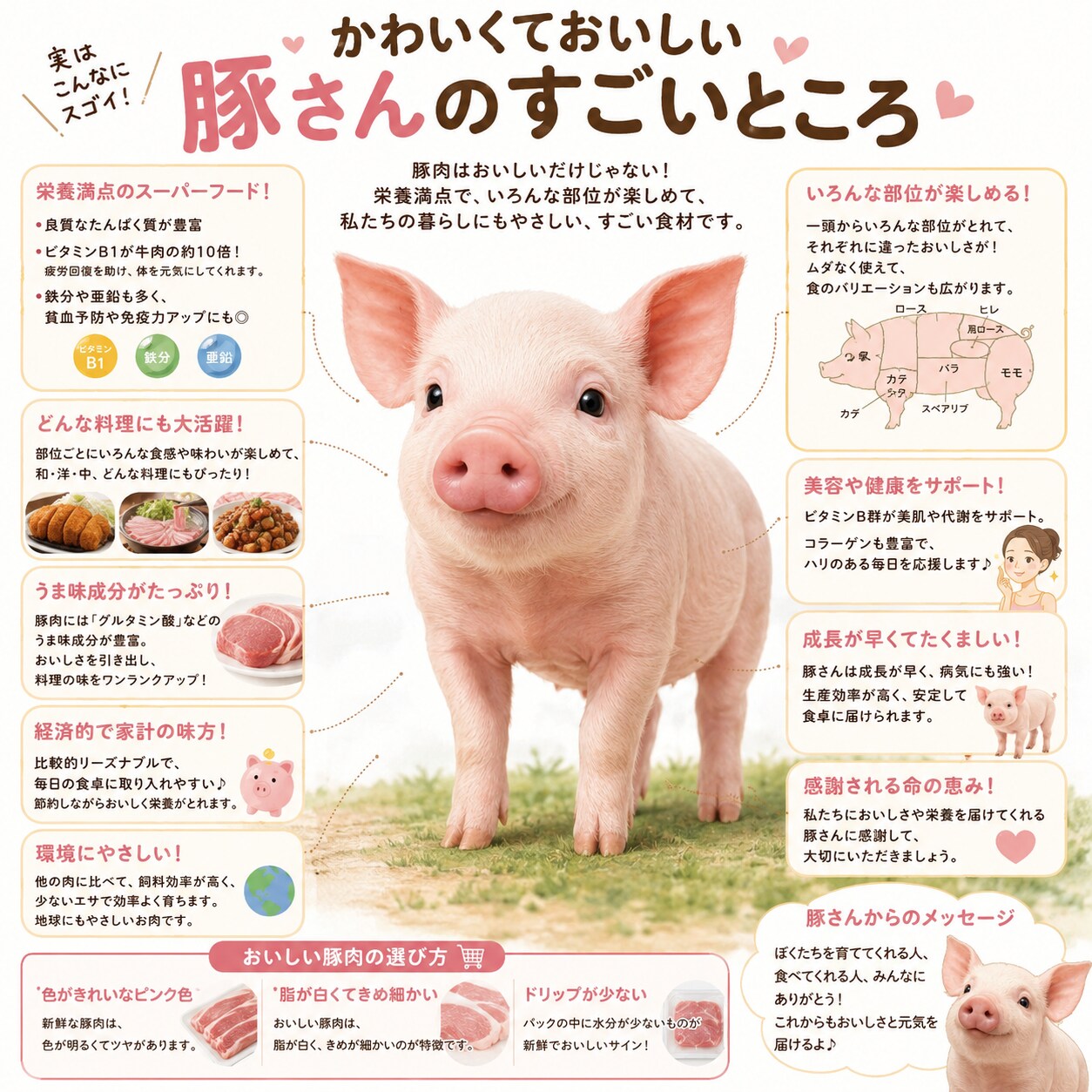 豚さんの長所